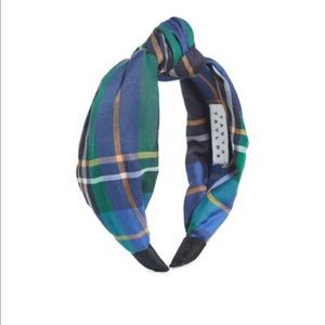 Tanya Taylor Plaid Headband